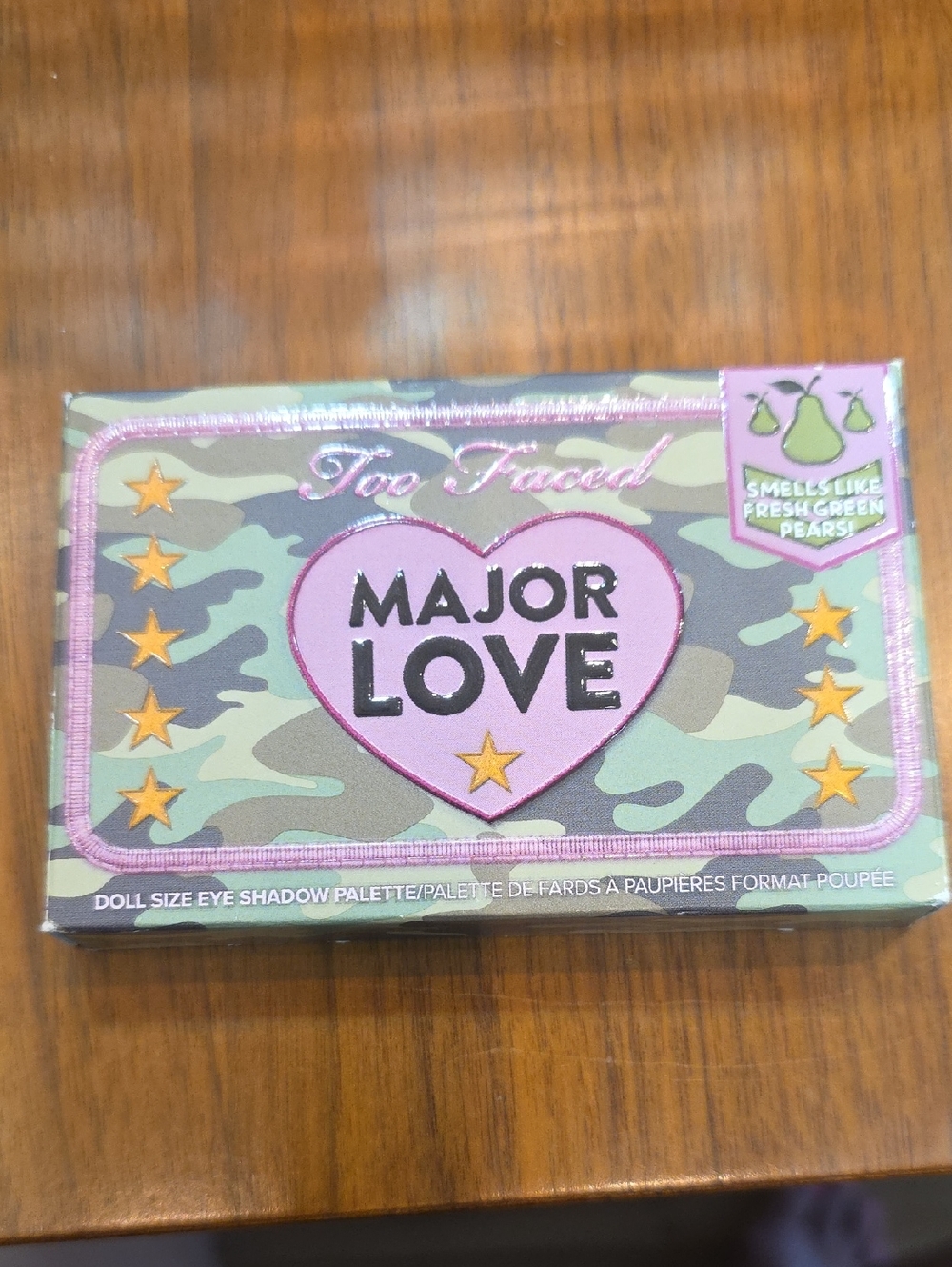 Too Faced Major Love Mini Eyeshadow Palette - Pink, Green & Gold Accents